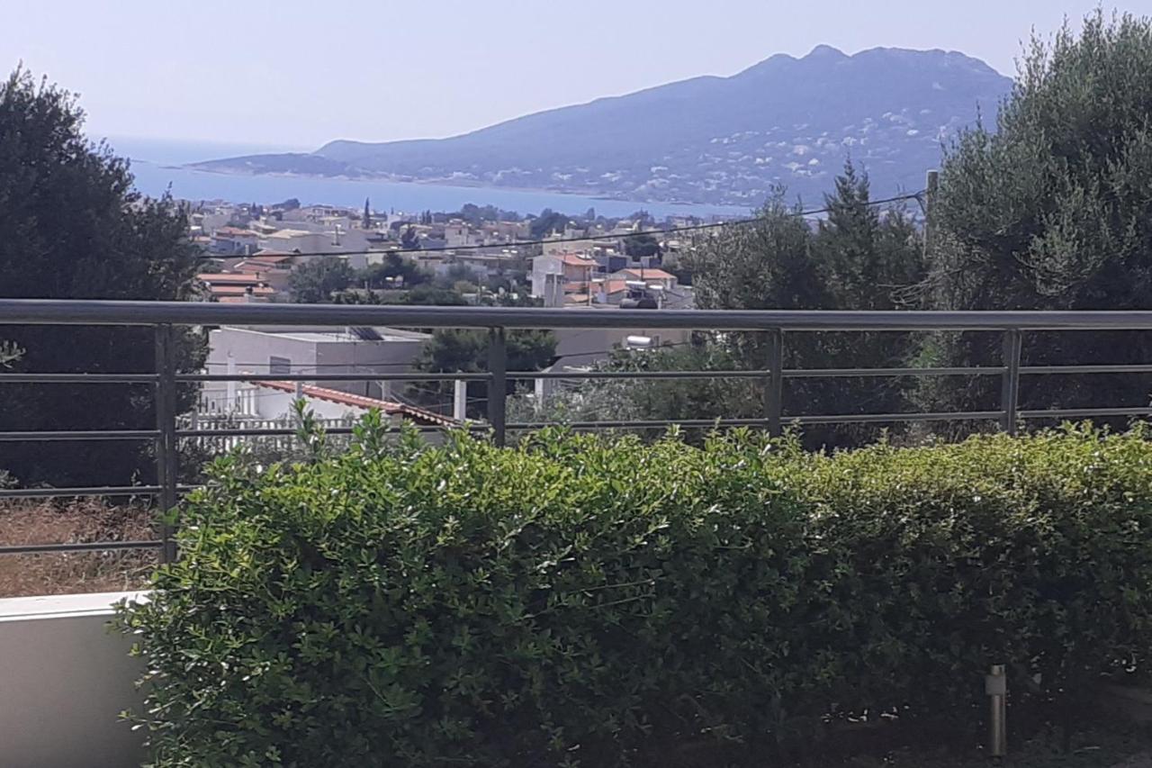 Lena'S Fresh Studio Near The Airport With Seaview Artémida Eksteriør bilde